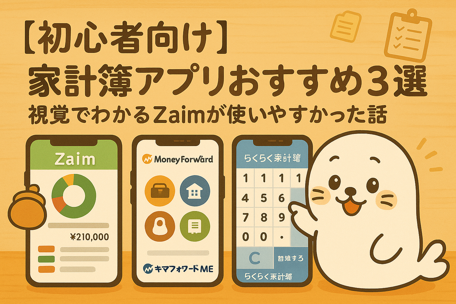 【初心者向け】家計簿アプリおすすめ3選|視覚でわかるZaimが使いやすかった話