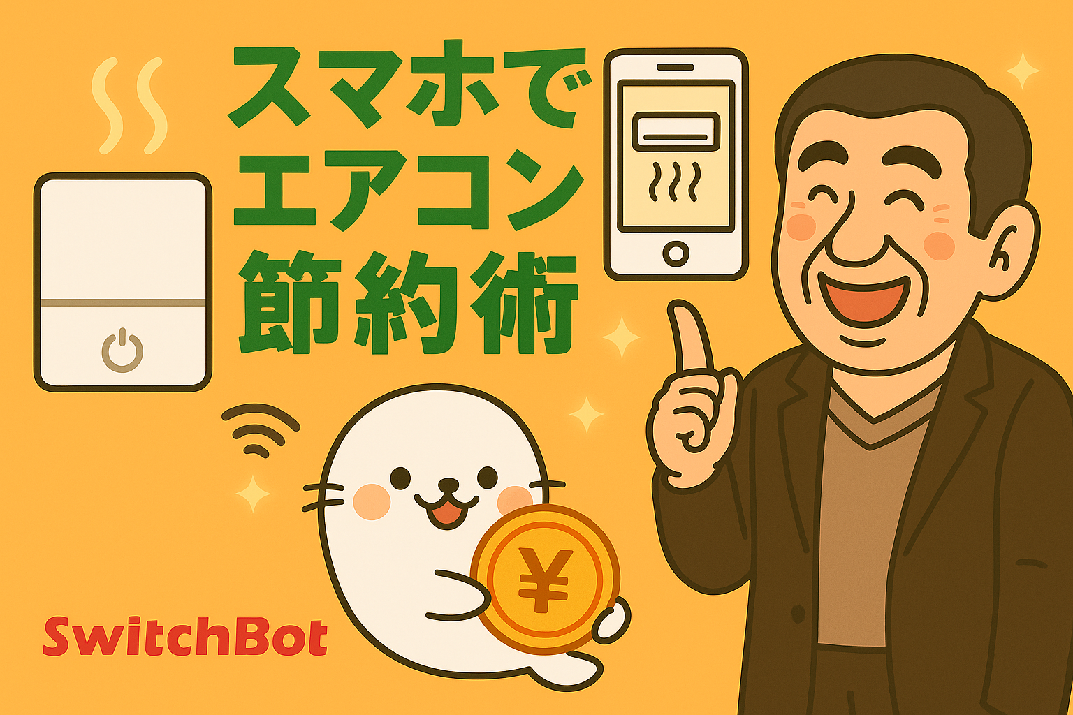 SwitchBot × スマホでエアコン節約術|電気代が笑けるくらい下がる!一人暮らしの救世主やで