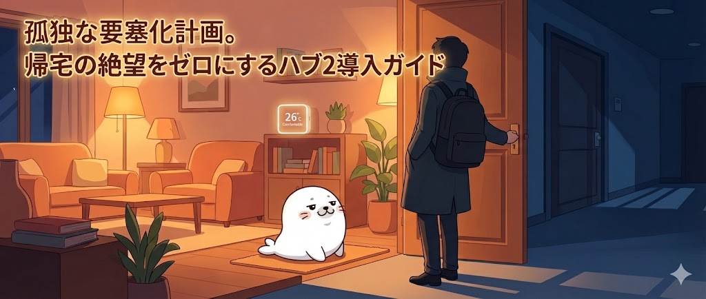 一人暮らしの「帰宅の絶望」をゼロにする。SwitchBotハブ2で作る孤独な要塞化計画